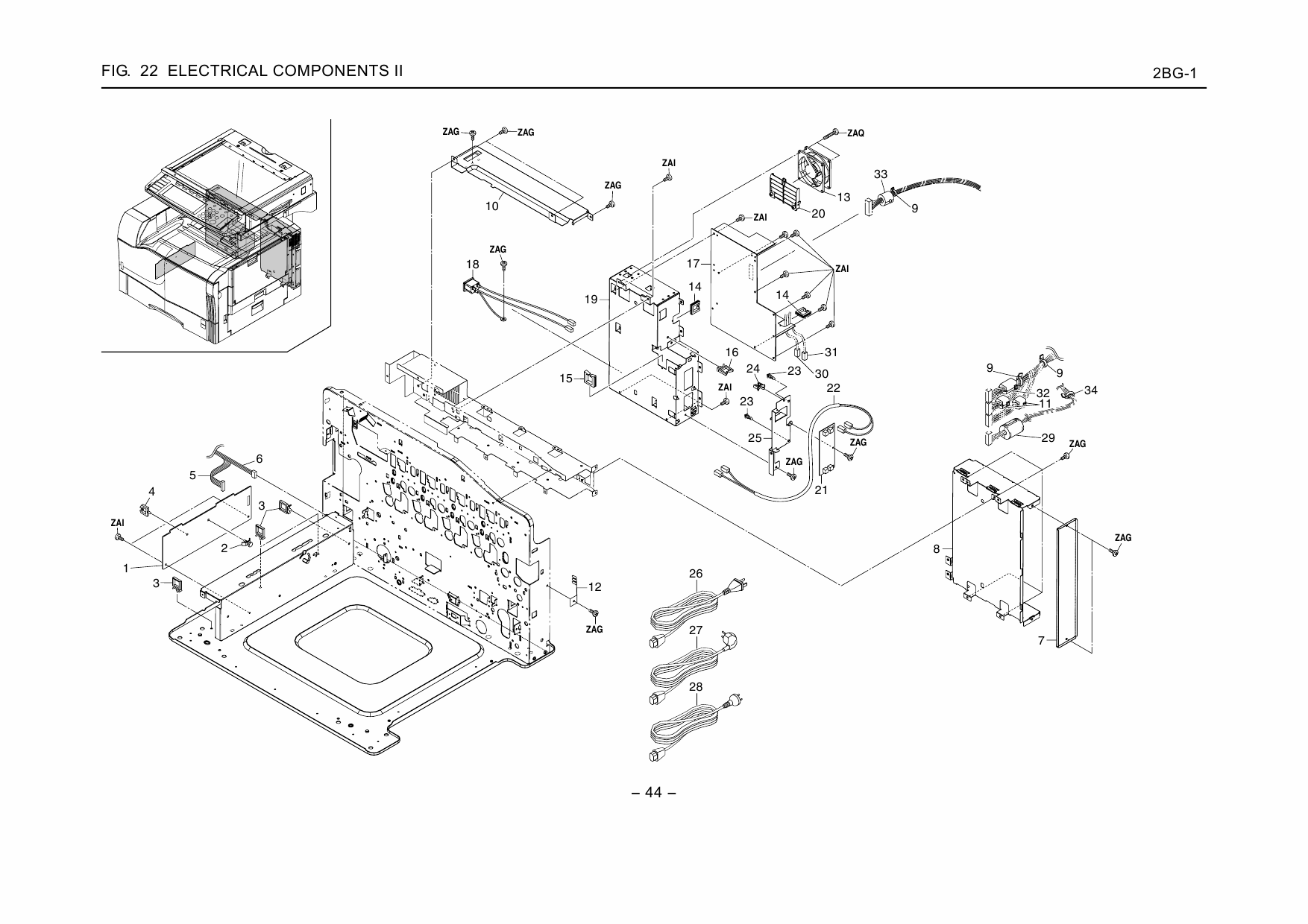 KYOCERA ColorCopier KM-C2630D Parts and Service Manual-6